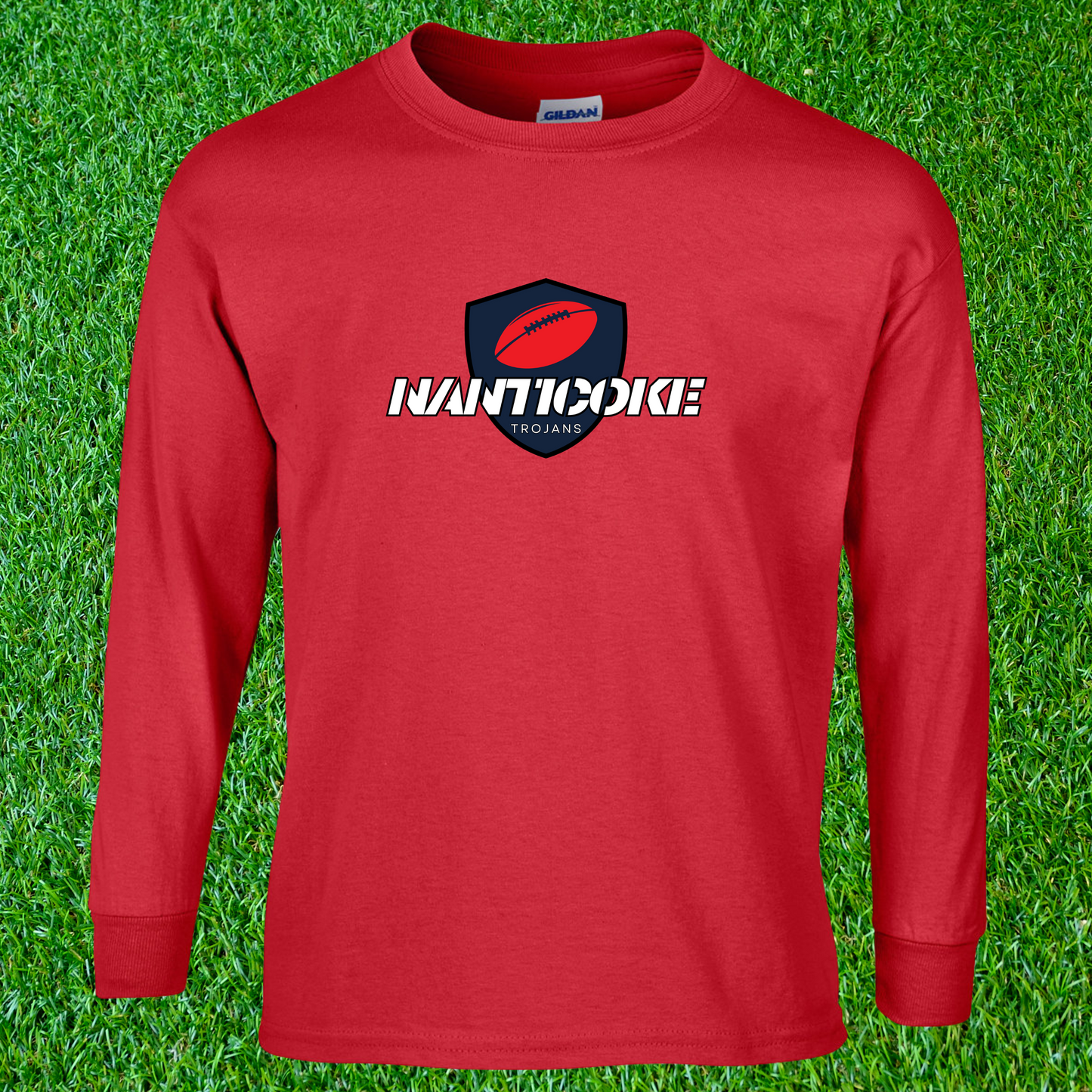 Nanticoke Trojans Simple Shield Long Sleeve