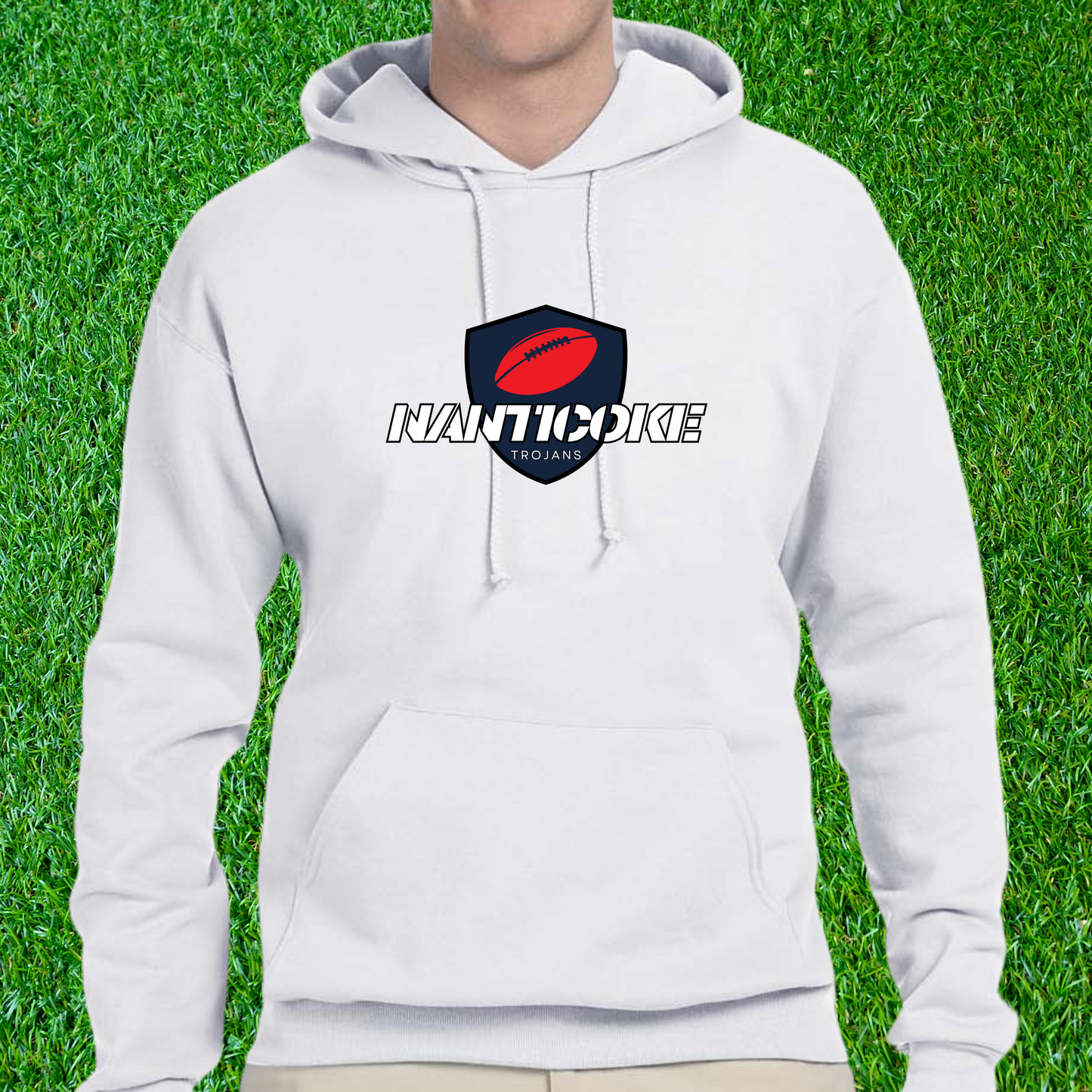 Nanticoke Trojans Simple Shield Hoodie