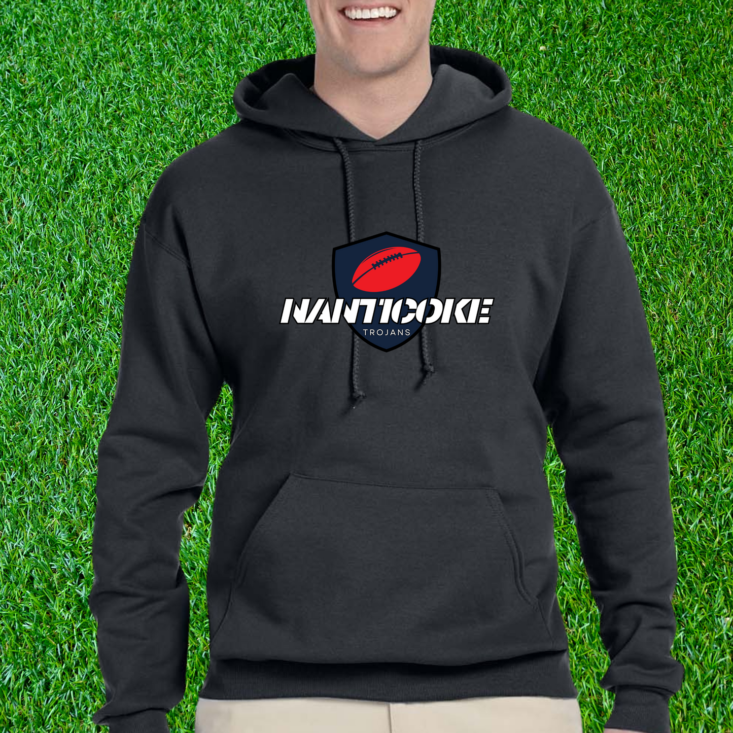 Nanticoke Trojans Simple Shield Hoodie