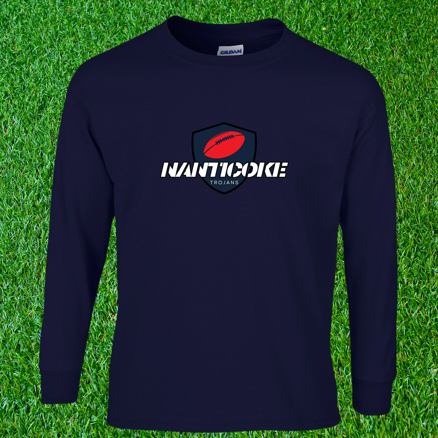 Nanticoke Trojans Simple Shield Long Sleeve