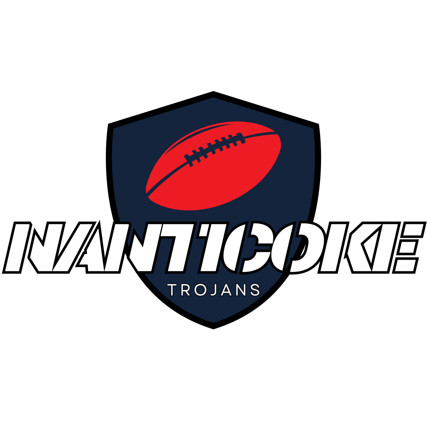 Nanticoke Trojans Simple Shield Decal