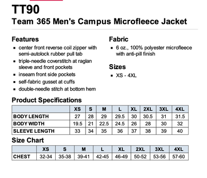 Bloomsburg Ice Hockey Men's Campus Microfleece Jacket